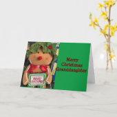 クリスマスおめでとう カード (黄色い花)