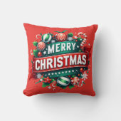 クリスマスおめでとう クッション (正面)