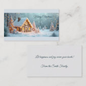クリスマスおめでとう!クリスマスの挨拶 ノートカード (正面/裏面)