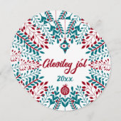 クリスマスおめでとう(グレイレギュ・ヨール) シーズンカード (正面/裏面)