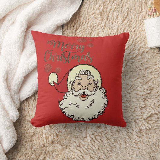 クリスマスおめでとう、サンタクロース クッション (ブランケット)