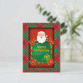 クリスマスおめでとう サンタ タルタン プライド ポストカード (スタンド正面)