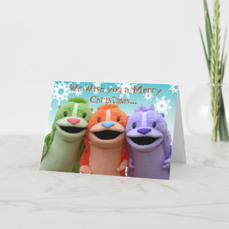 クリスマスおめでとう シーズンカード