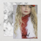 クリスマスおめでとう シーズンカード (正面/裏面)