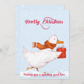 クリスマスおめでとう シーズンカード (正面/裏面)