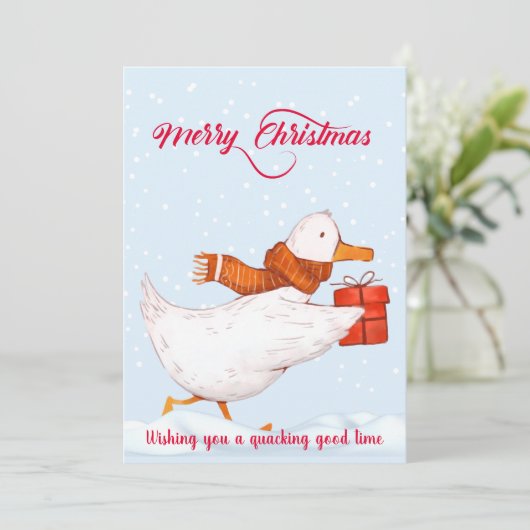 クリスマスおめでとう シーズンカード (スタンド正面)