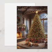 クリスマスおめでとう シーズンカード (正面/裏面)