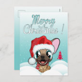クリスマスおめでとう シーズンポストカード (正面/裏面)