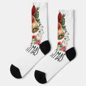 クリスマスおめでとう ソックス (左)