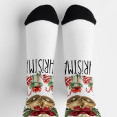 クリスマスおめでとう ソックス (上部)