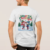 クリスマスおめでとう トライブレンドＴシャツ (裏面)