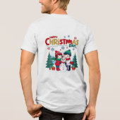 クリスマスおめでとう トライブレンドＴシャツ (裏面)