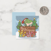 クリスマスおめでとう ノートカード (正面/裏面インサイチュ)