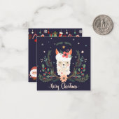 クリスマスおめでとう ノートカード (正面/裏面インサイチュ)