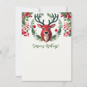 クリスマスおめでとう ノートカード (裏面)