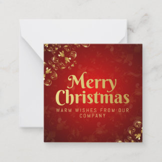クリスマスおめでとう ノートカード