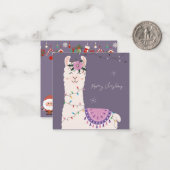 クリスマスおめでとう ノートカード (正面/裏面インサイチュ)