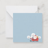 クリスマスおめでとう ノートカード (裏面)