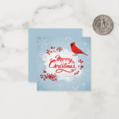 クリスマスおめでとう ノートカード (正面/裏面インサイチュ)