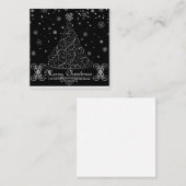 クリスマスおめでとう ノートカード (正面/裏面)