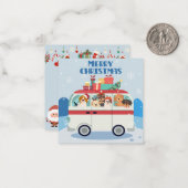 クリスマスおめでとう ノートカード (正面/裏面インサイチュ)