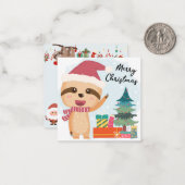 クリスマスおめでとう ノートカード (正面/裏面インサイチュ)