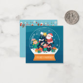 クリスマスおめでとう ノートカード (正面/裏面インサイチュ)