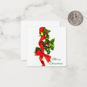 クリスマスおめでとう ノートカード (正面/裏面インサイチュ)