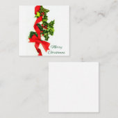 クリスマスおめでとう ノートカード (正面/裏面)