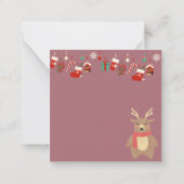 クリスマスおめでとう ノートカード (裏面)