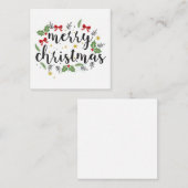 クリスマスおめでとう , ノートカード, 年賀状 ノートカード (正面/裏面)