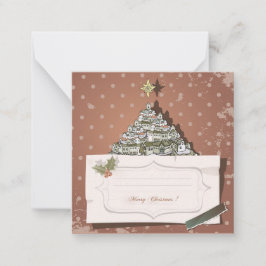 クリスマスおめでとう/ハッピーホリデー ノートカード