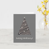 クリスマスおめでとう(ハンガリー語)ハンガリーのクリスマス カード (黄色い花)