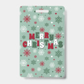 クリスマスおめでとう バッジ (裏面)