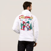 クリスマスおめでとう パーカ (裏面フル)