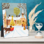 クリスマスおめでとう フォトプラーク (側面)