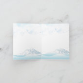 クリスマスおめでとう　ホリデーカード シーズンカード (内部)