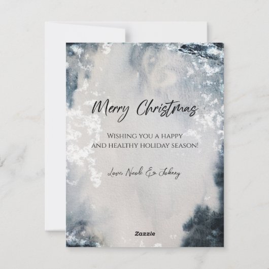 クリスマスおめでとう ホリデーカード シーズンカード (裏面)