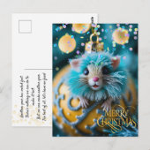 クリスマスおめでとう。 ポストカード (正面/裏面)