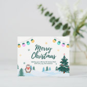 クリスマスおめでとう ポストカード (スタンド正面)