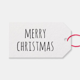 クリスマスおめでとう | ミニマリストでかわいいホリデーギフト ギフトタグ