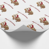 クリスマスおめでとう！ ヤク ラッピングペーパー (角)