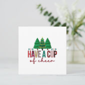 クリスマスおめでとう　元気を出して 招待状 (スタンド正面)