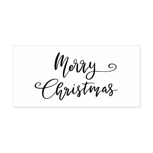 クリスマスおめでとう 手書き風 カジュアルデザイン セルフインキングスタンプ (デザイン)