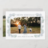 クリスマスおめでとう 招待状 (正面/裏面)