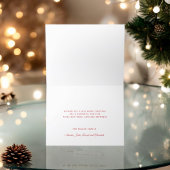 クリスマスおめでとう 赤いタイポグラフィ シーズンカード