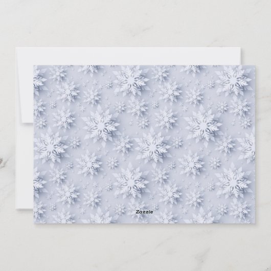 クリスマスおめでとう 赤いポインセチアの素朴なホリデーカード シーズンカード (裏面)