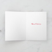 クリスマスおめでとう - 雪の中のサギ - 小原古邨 カード (内部)