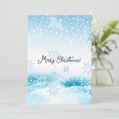 クリスマスおめでとう、雪 シーズンカード (スタンド正面)