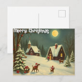 クリスマスおめでとう - 003 シーズンポストカード (正面/裏面)